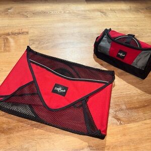 Eagle Creek Travel Gear RED Garment Pack It Folder Luggage Toiletries Bag Lot 2